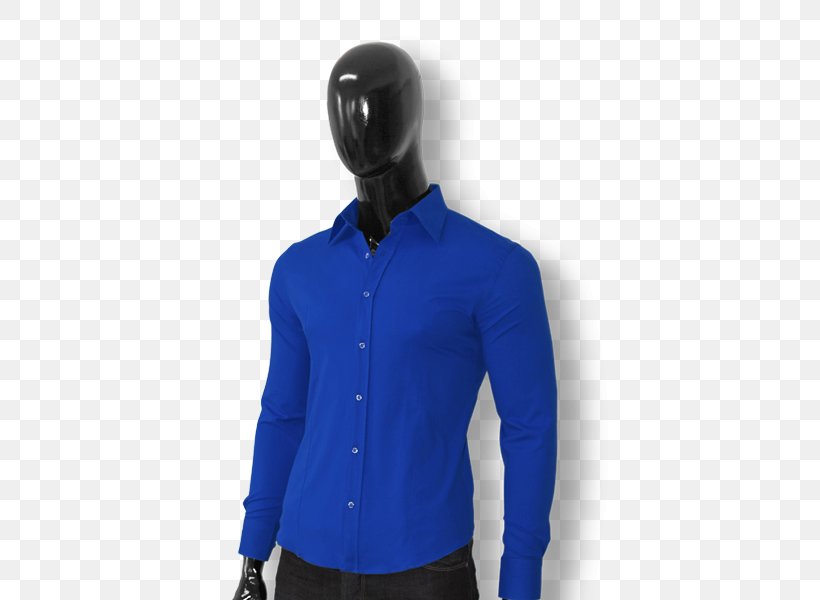 Cobalt Blue Polar Fleece Sleeve Neck, PNG, 450x600px, Cobalt Blue, Blue, Button, Cobalt, Collar Download Free