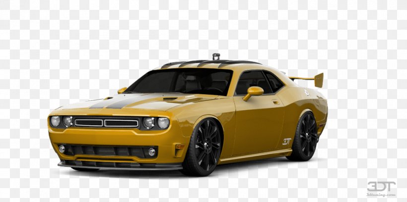 Muscle Car Sports Car Dodge Challenger, PNG, 1004x500px, Muscle Car, Automotive Design, Automotive Exterior, Brand, Bumper Download Free