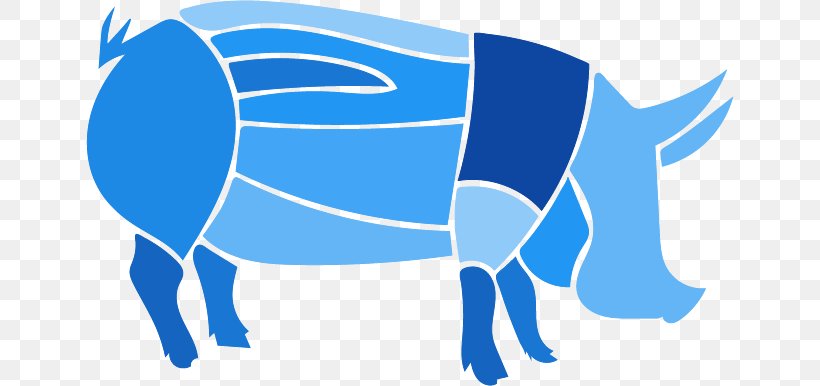 Pig Cattle Marketing Collateral Meat Industry Clip Art, PNG, 648x386px, Pig, Beef, Blue, Canidae, Cattle Download Free