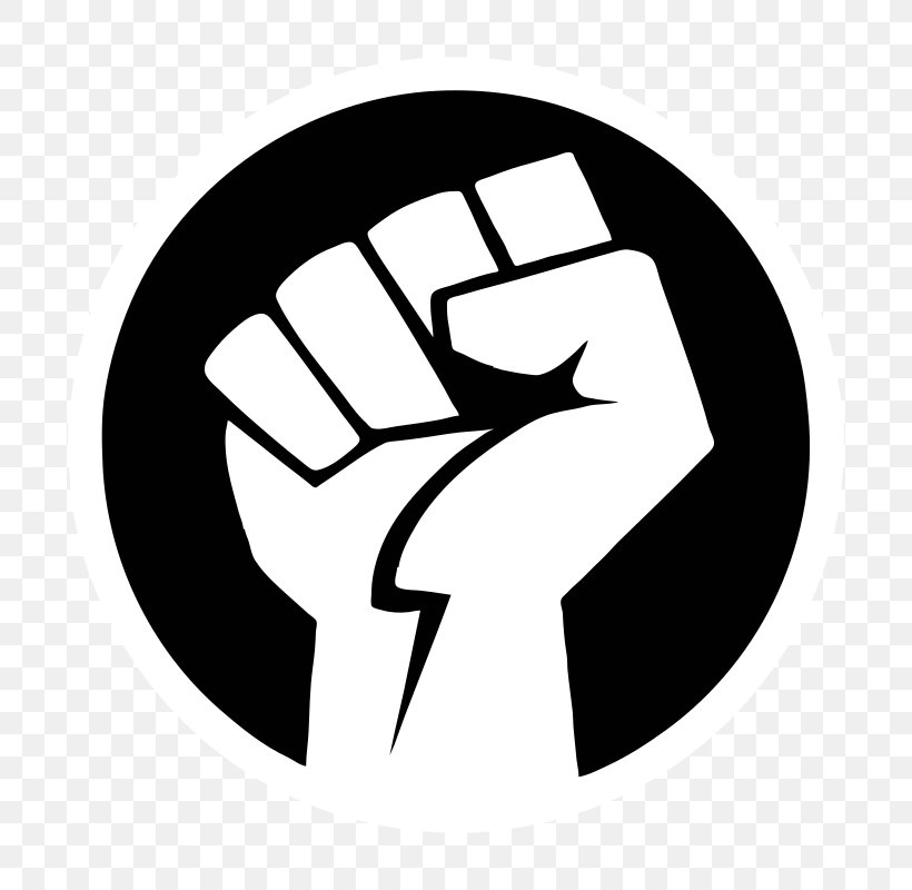 Raised Fist Clip Art, PNG, 800x800px, Fist, Area, Black And White, Black Power, Black Pride Download Free