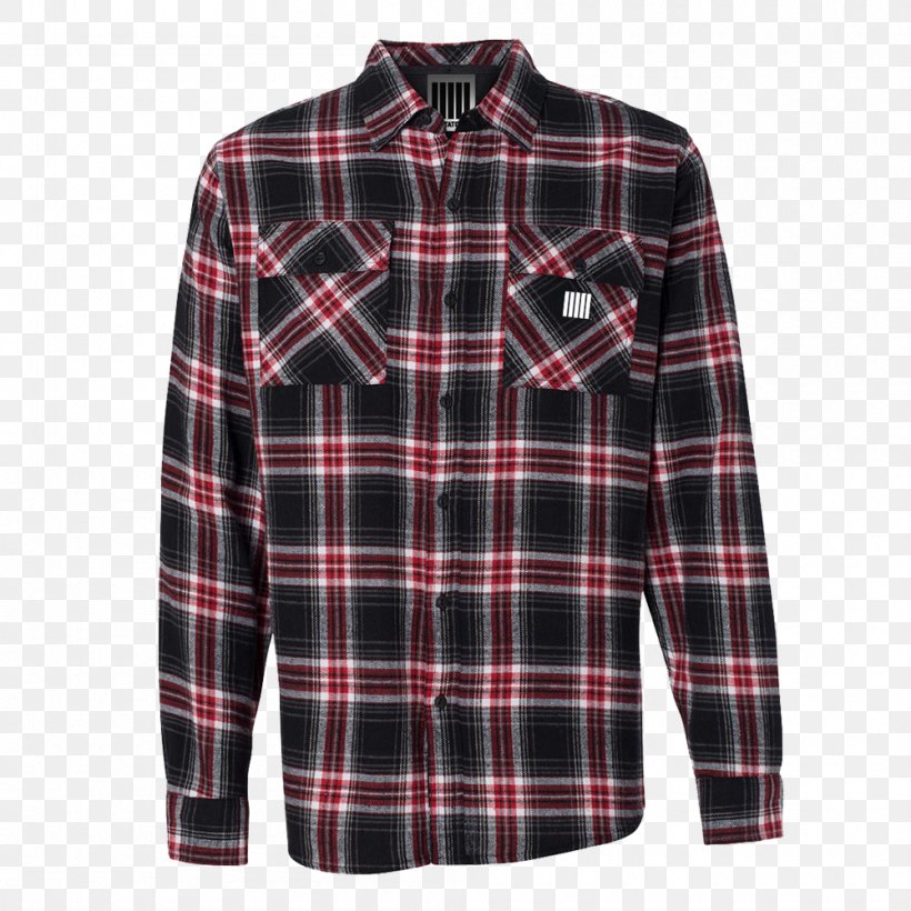 T-shirt Flannel Sleeve Dress Shirt, PNG, 1000x1000px, Tshirt, Button, Check, Clothing, Cuff Download Free