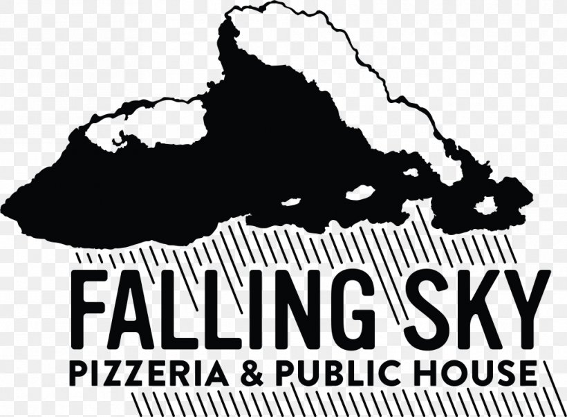 Falling Sky Pizzeria & Public House Falling Sky Brewing Beer Pizza Delicatessen, PNG, 1012x745px, Beer, Beer Brewing Grains Malts, Black And White, Brand, Brewery Download Free