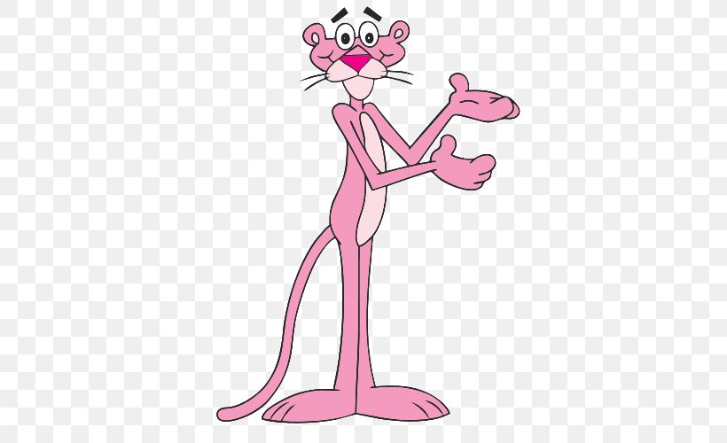 Inspector Clouseau The Pink Panther The Little Man Pink Panthers, PNG, 500x500px, Watercolor, Cartoon, Flower, Frame, Heart Download Free