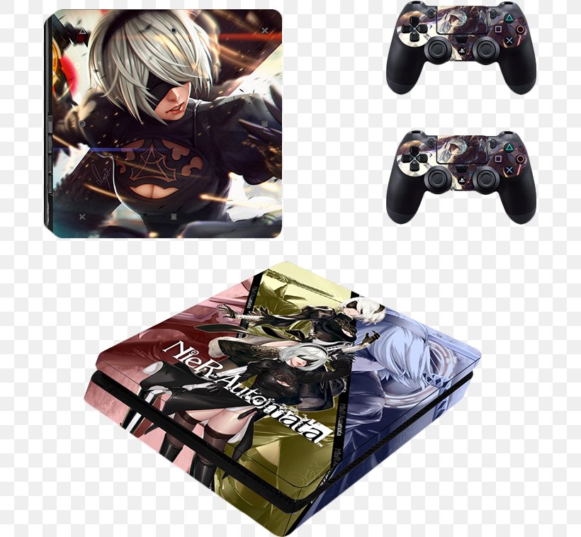 Nier: Automata PlayStation 4 Sticker Video Game Consoles, PNG, 696x758px, Watercolor, Cartoon, Flower, Frame, Heart Download Free
