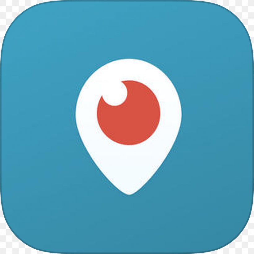 Periscope App Store Streaming Media, PNG, 1024x1024px, Periscope, App Store, Blue, Broadcasting, Google Play Download Free