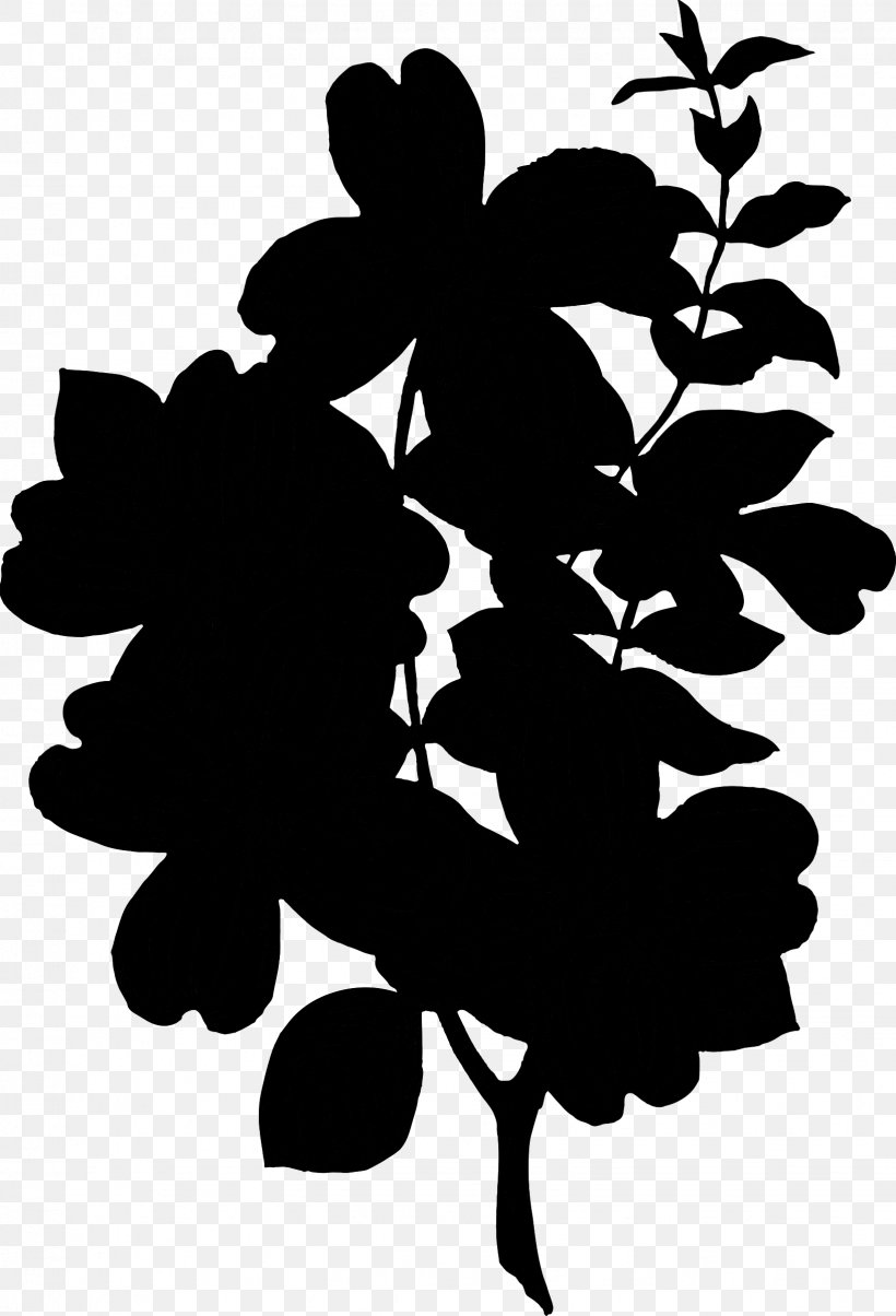 Flowering Plant Silhouette Font Leaf, PNG, 1634x2400px, Flower, Blackandwhite, Botany, Branch, Flowering Plant Download Free