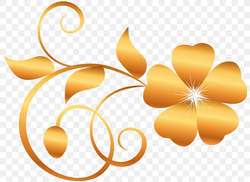 Golden Flowers Desktop Wallpaper Clip Art, PNG, 800x598px, Golden Flowers, Computer, Drawing, Flower, Flowers Download Free