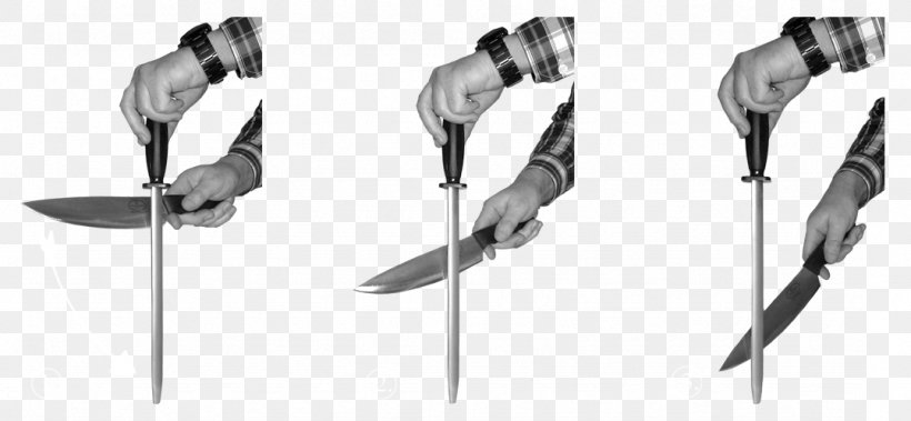 Knife Sharpening Grind Honing Steel, PNG, 1077x498px, Knife, Audio, Audio Equipment, Black And White, Blade Download Free