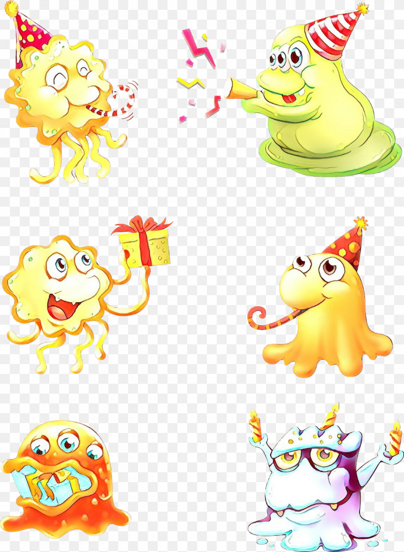 Cartoon Yellow Animal Figure Sticker, PNG, 1297x1776px, Cartoon, Animal Figure, Sticker, Yellow Download Free