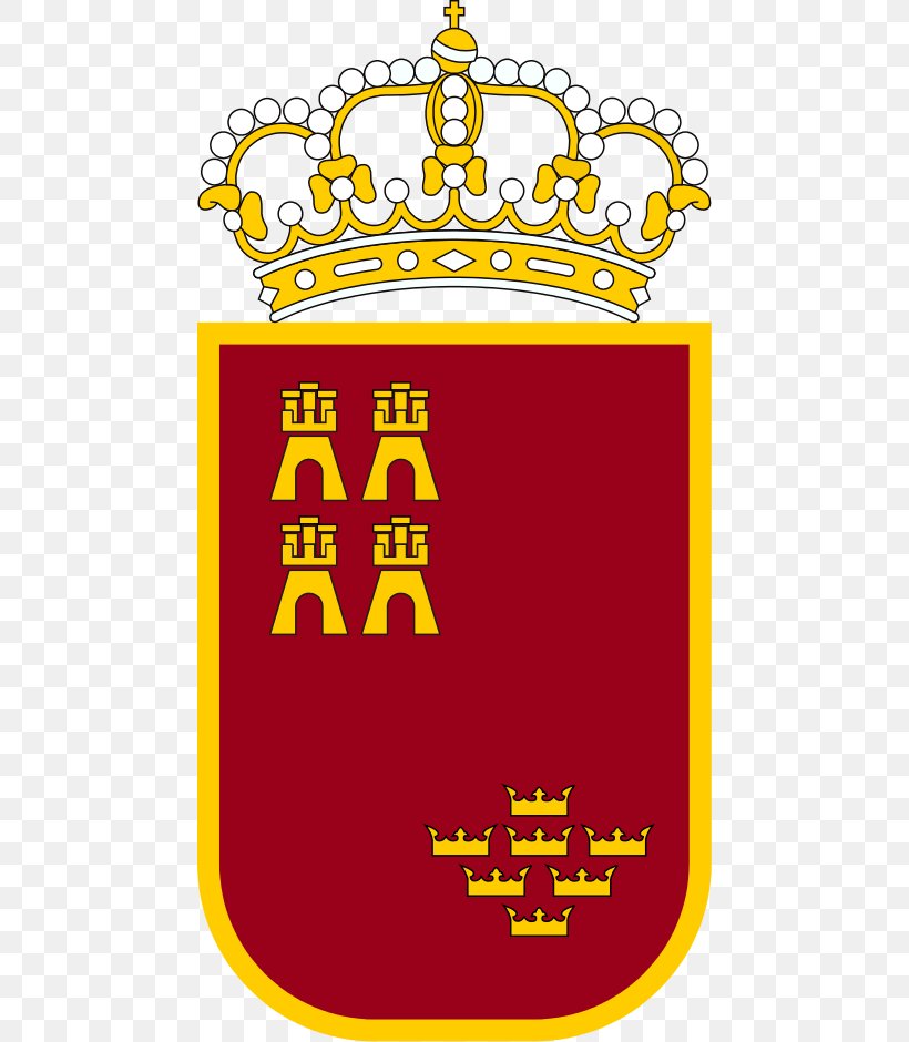 Coat Of Arms Of The Region Of Murcia Flag Of The Region Of Murcia Autonomous Communities Of Spain Image, PNG, 464x940px, Murcia, Area, Audio Tour, Autonomous Communities Of Spain, Coat Of Arms Download Free