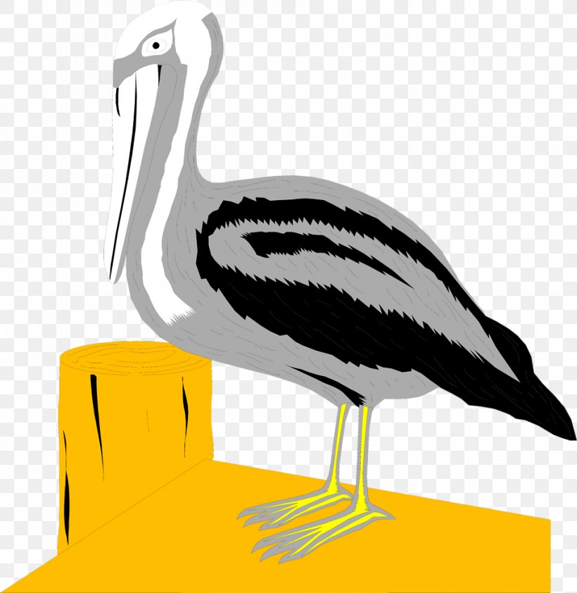 Pelican Bird Dock Clip Art, PNG, 958x984px, Pelican, Beak, Bird, Ciconiiformes, Crane Like Bird Download Free