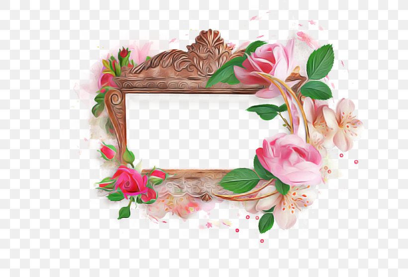 Pink Flower Frame, PNG, 650x557px, Floral Design, Flower, Picture Frame, Picture Frames, Pink Download Free