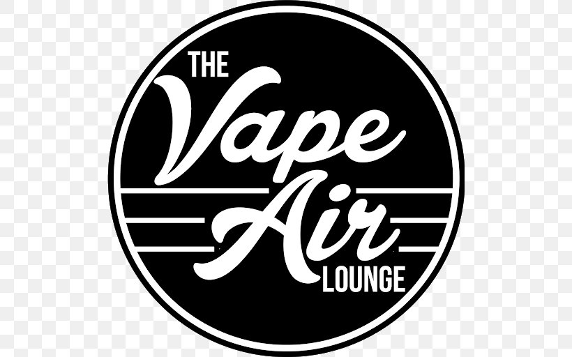 The Vape Air Lounge 2 Electronic Cigarette Aerosol And Liquid Vape Shop, PNG, 512x512px, Electronic Cigarette, Area, Black And White, Brand, Label Download Free