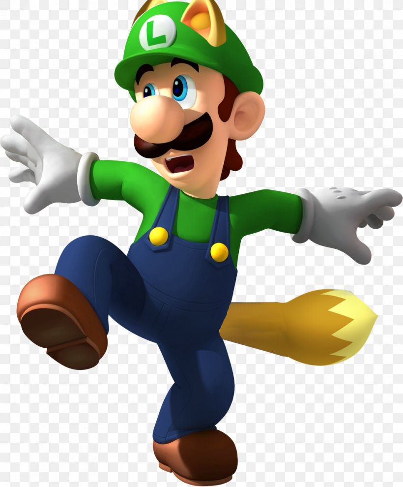 Luigi Super Mario Bros. Super Mario 3D Land, PNG, 982x1186px, Luigi, Action Figure, Cartoon, Fictional Character, Figurine Download Free