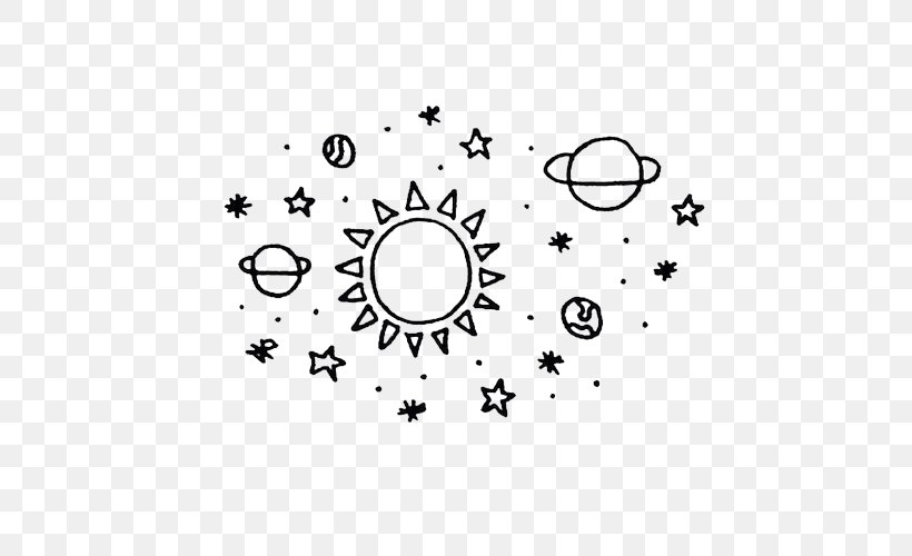 Planet Drawing Jupiter Star Solar System, PNG, 500x500px, Planet, Area, Asteroid, Black, Black And White Download Free