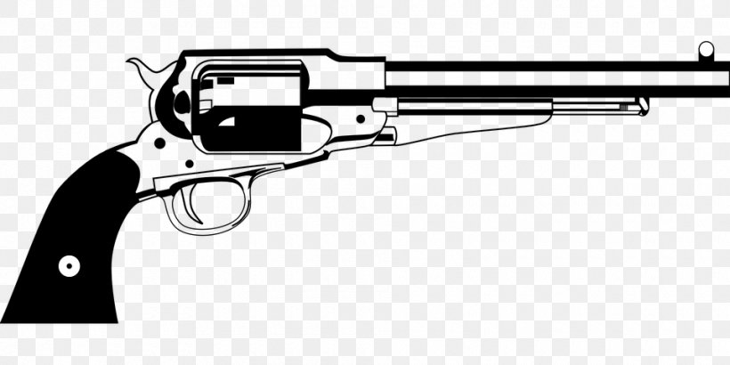 Revolver Remington Model 1858 Handgun Pistol, PNG, 960x480px, Revolver, Air Gun, Antique Firearms, Clip, Colt 1851 Navy Revolver Download Free