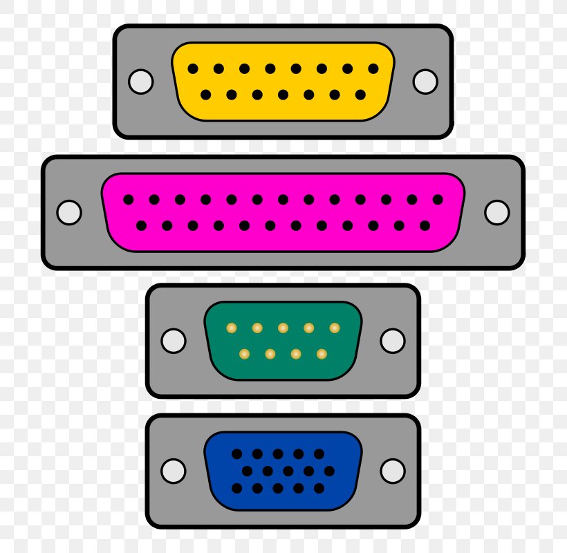 VGA Connector Computer Port Serial Port Parallel Port Clip Art, PNG, 769x800px, Vga Connector, Area, Computer Port, Digital Visual Interface, Dsubminiature Download Free