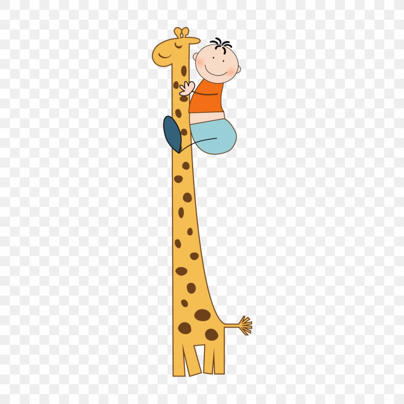 Giraffe Cartoon Infant Clip Art, PNG, 1000x1000px, Giraffe, Boy, Carnivoran, Cartoon, Child Download Free