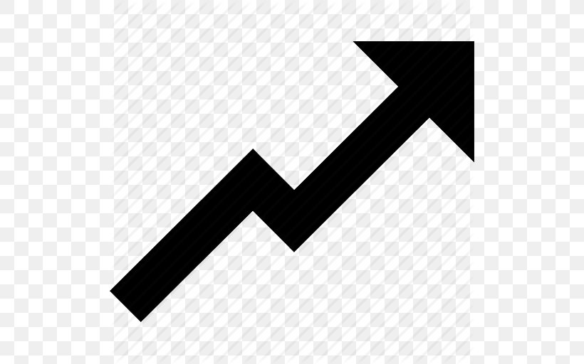 Chart Arrow Graph Of A Function Stock, PNG, 512x512px, Chart, Bar Chart, Black, Black And White, Brand Download Free