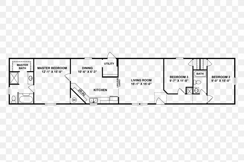 Floor Plan Manufactured Housing House Clayton Homes Modular Building, PNG, 3000x2000px, Watercolor, Cartoon, Flower, Frame, Heart Download Free