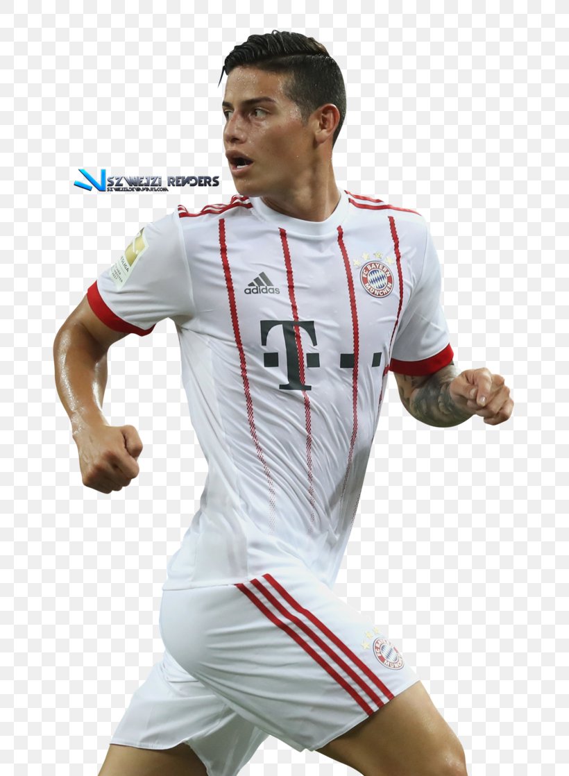 James Rodríguez Jersey Soccer Player T-shirt FC Bayern Munich, PNG, 715x1118px, Jersey, Athlete, Clothing, Fc Bayern Munich, Football Download Free