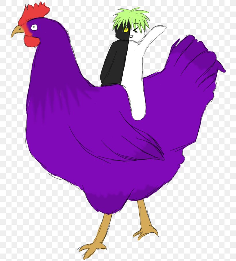 Rooster Chicken Clip Art Purple Zetsu, PNG, 774x906px, Rooster, Akatsuki, Art, Beak, Bird Download Free