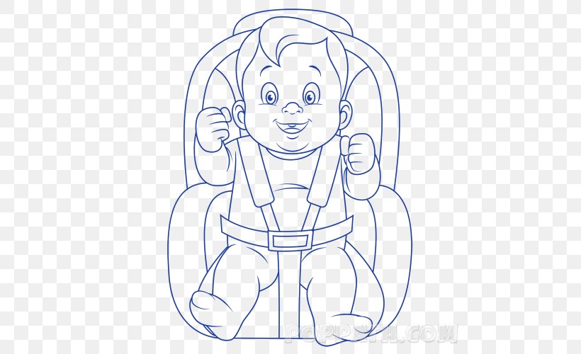 Baby & Toddler Car Seats Line Art Drawing Child, PNG, 500x500px, Watercolor, Cartoon, Flower, Frame, Heart Download Free
