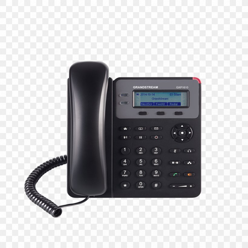 Grandstream Networks Grandstream GXP1610 VoIP Phone Telephone Grandstream GXP1625, PNG, 824x824px, Grandstream Networks, Answering Machine, Caller Id, Computer Telephony Integration, Corded Phone Download Free