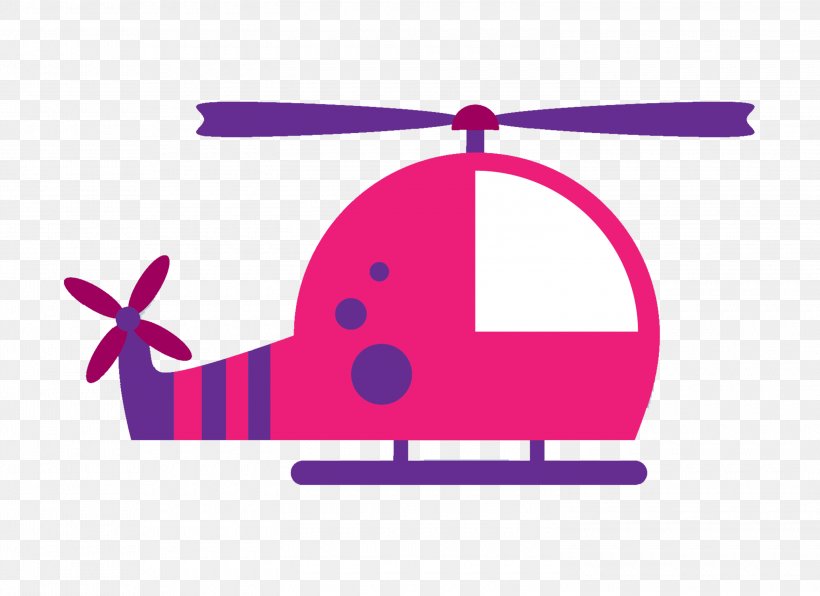 Helicopter Airplane, PNG, 3000x2182px, Helicopter, Airplane, Brand, Magenta, Pink Download Free