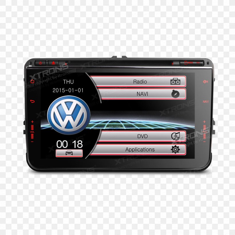 Car Volkswagen Passat GPS Navigation Systems Volkswagen Golf, PNG, 1600x1600px, Car, Dashboard, Dvd, Dvd Player, Electronics Download Free
