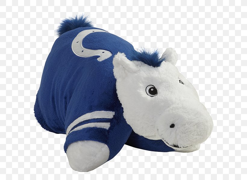 NFL Pillow Pets Simon Sez Pillow Pet Indianapolis Colts, PNG, 600x600px, Nfl, American Football, Bedding, Blue, Cushion Download Free