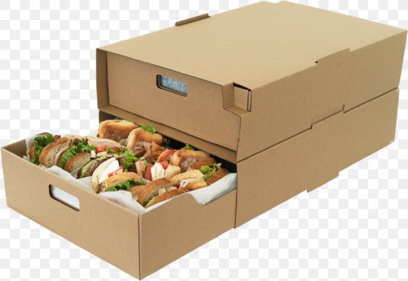Box Take-out Corrugated Fiberboard Packaging And Labeling Catering, PNG, 862x594px, Box, Cardboard, Carton, Catering, Clamshell Download Free