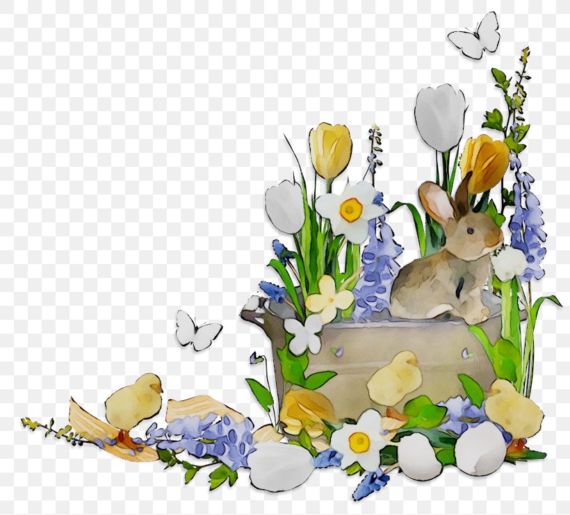 Easter Bunny Digital Scrapbooking Clip Art, PNG, 800x741px, Easter, Art, Cut Flowers, Digital Scrapbooking, Easter Bunny Download Free