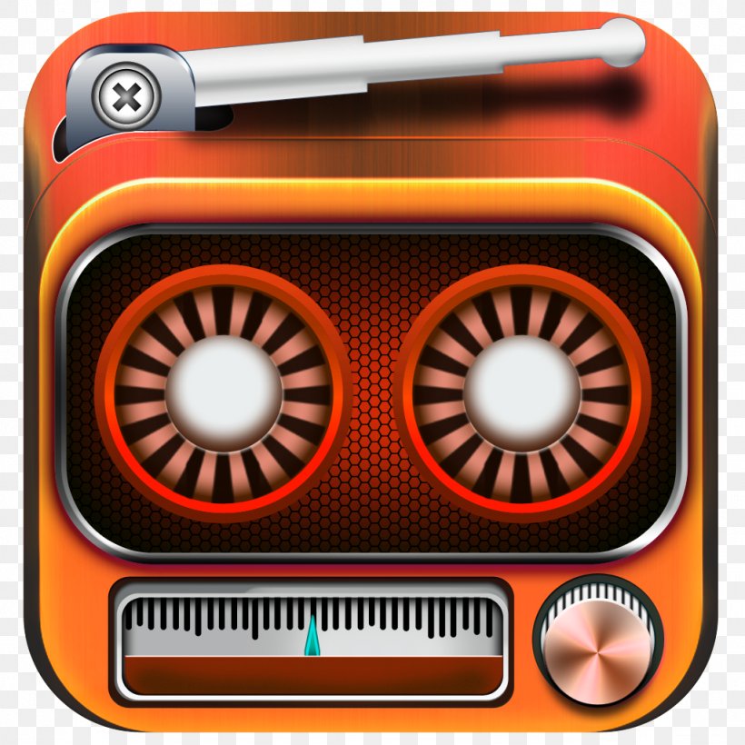 Electronics Sound, PNG, 1024x1024px, Electronics, Audio, Orange, Radio, Radio M Download Free