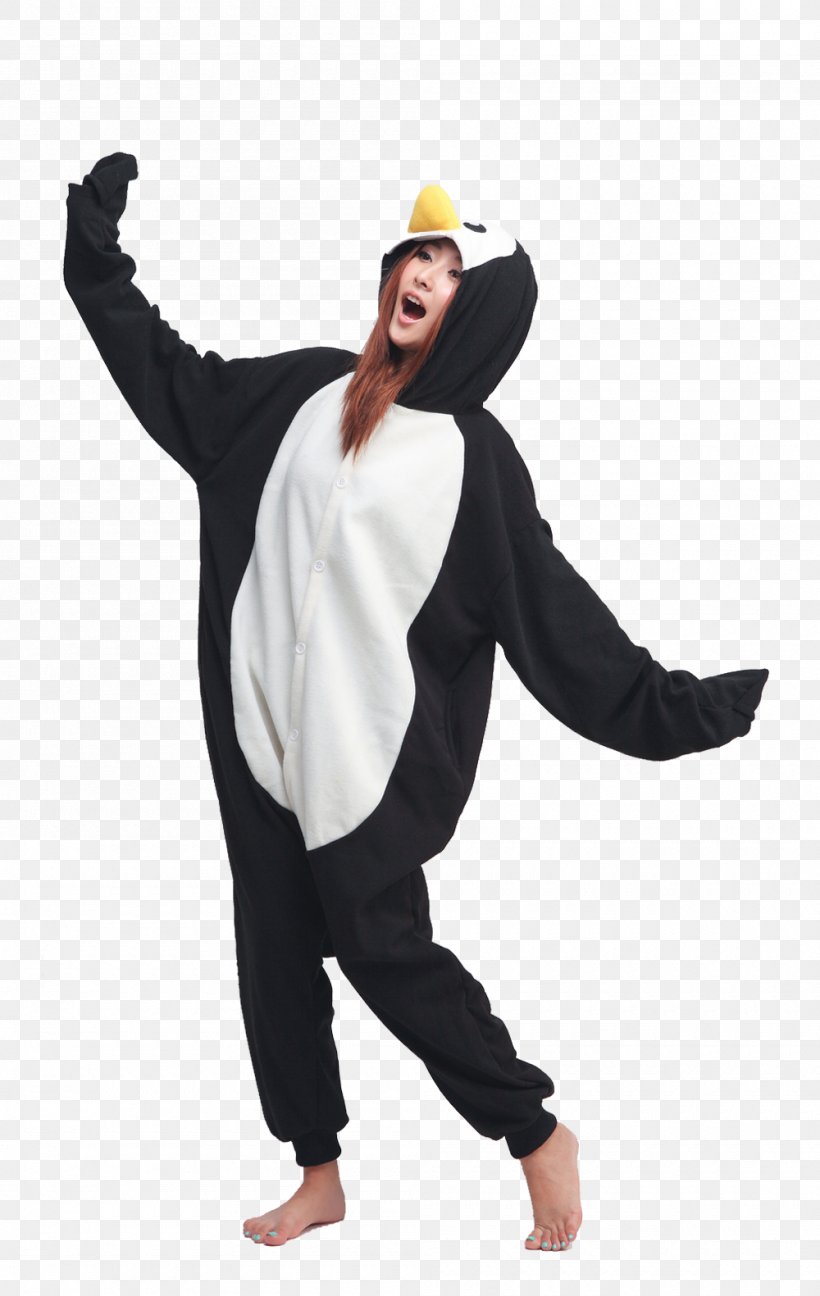 Penguin Costume Onesie Bird Adult, PNG, 1000x1581px, Penguin, Adult, Animal, Bird, Child Download Free