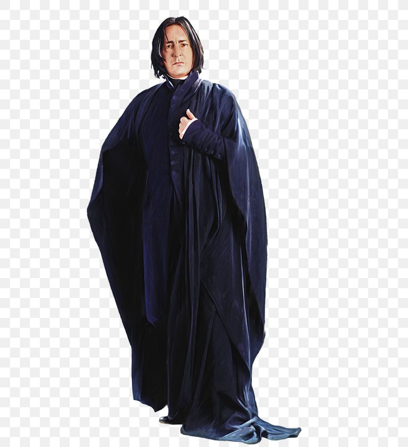 Professor Severus Snape Lord Voldemort Draco Malfoy Harry Potter Ron Weasley, PNG, 500x900px, Professor Severus Snape, Academic Dress, Albus Dumbledore, Book, Cloak Download Free