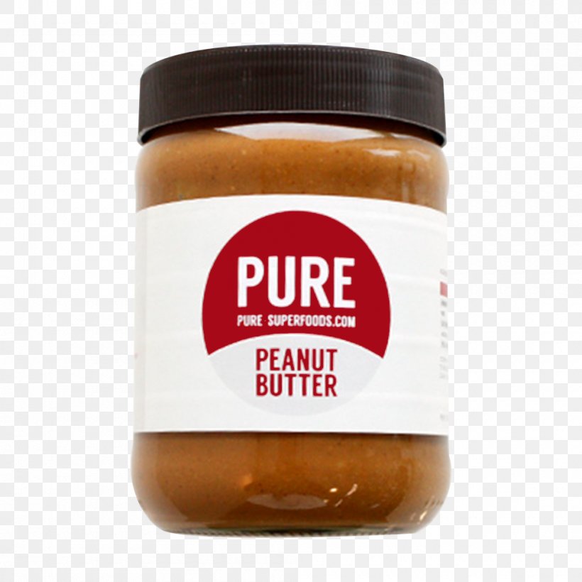 Pure Superfoods Pure Peanut Butter 500g Spread, PNG, 1000x1000px, Peanut Butter, Butter, Caramel Color, Chocolate Spread, Chutney Download Free