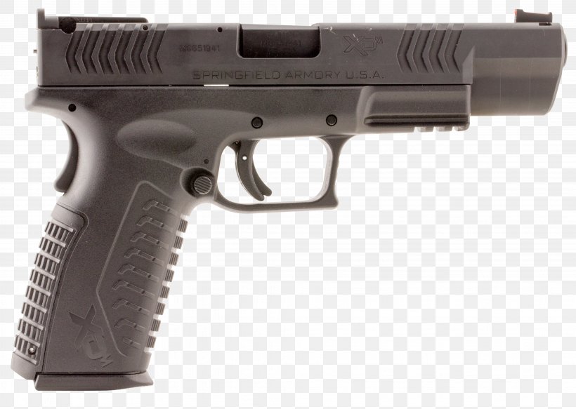 Springfield Armory XDM Browning Hi-Power HS2000 Firearm, PNG, 4111x2925px, 40 Sw, 45 Acp, 919mm Parabellum, Springfield Armory, Air Gun Download Free