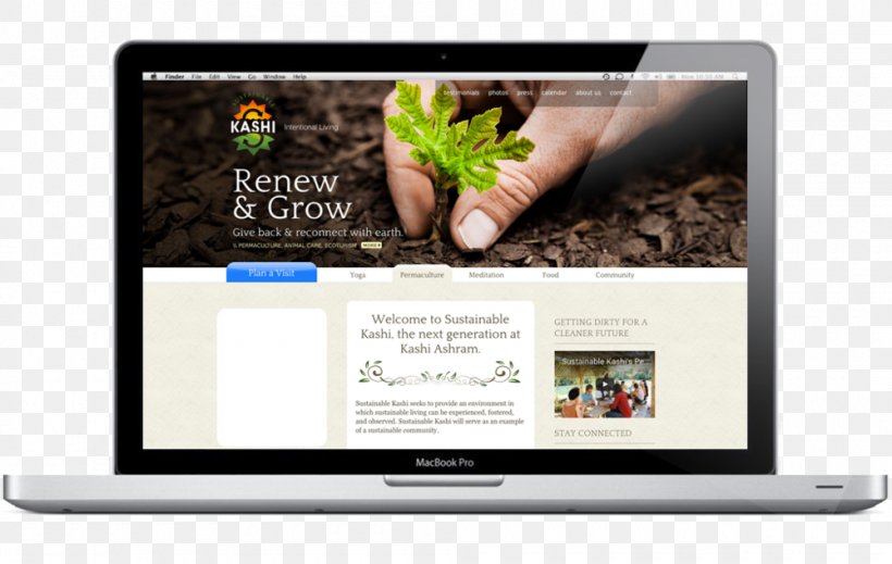 Sustainable Kashi Sebastian Screenshot Web Design, PNG, 1000x633px, Sebastian, Brand, Computer, Logo, Mockup Download Free