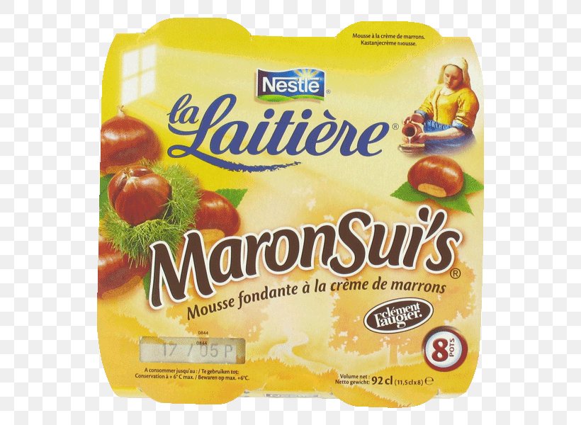 Chestnut Cream Mousse Milk Marron, PNG, 800x600px, Cream, Chestnut Cream, Convenience Food, Dairy Products, Dessert Download Free