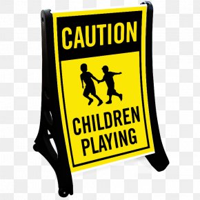 Traffic Sign Banner - Snow Background PNG