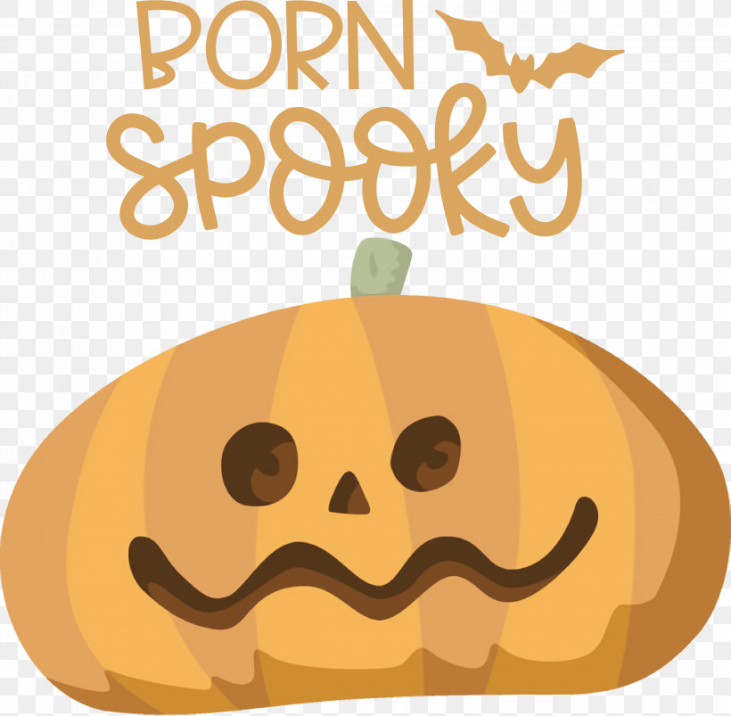 Spooky Pumpkin Halloween, PNG, 3000x2940px, Spooky, Biology, Cartoon, Commodity, Fruit Download Free