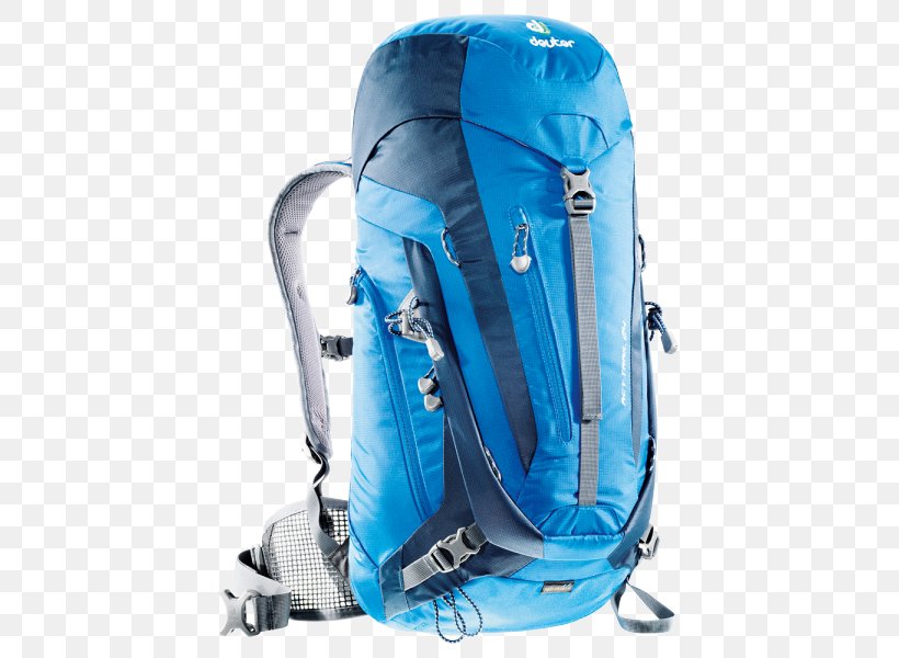 Backpack Deuter Sport Deuter ACT Trail 30 Hiking, PNG, 600x600px, Backpack, Aqua, Azure, Bag, Cobalt Blue Download Free