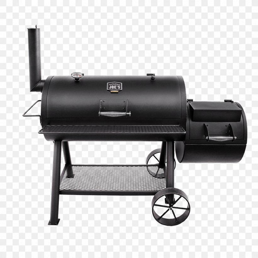 Barbecue-Smoker Smoking Oklahoma Joe's Grilling, PNG, 1000x1000px, Barbecue, Barbecuesmoker, Brisket, Charbroil, Cooking Download Free
