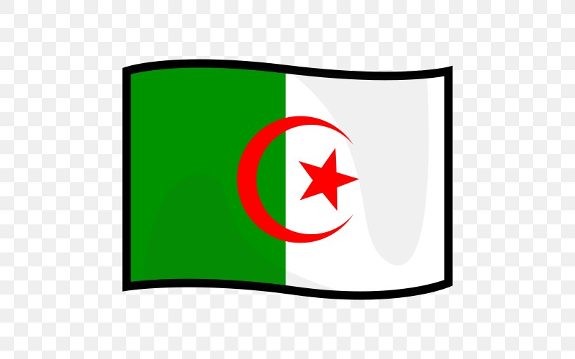 Flag Of Algeria Flag Of Algeria Emoji Flag Of Haiti, PNG, 512x512px, Flag, Algeria, Area, Brand, Emoji Download Free