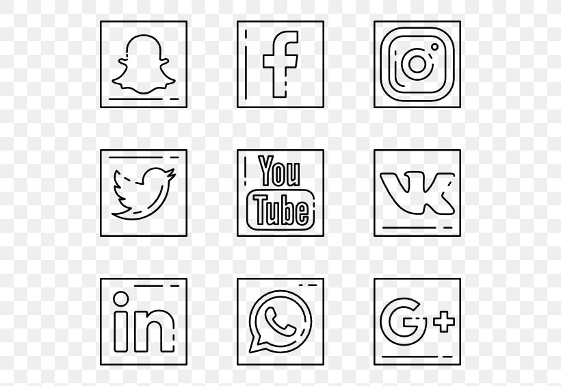 Social Media Symbol, PNG, 600x564px, Social Media, Area, Black And White, Brand, Diagram Download Free