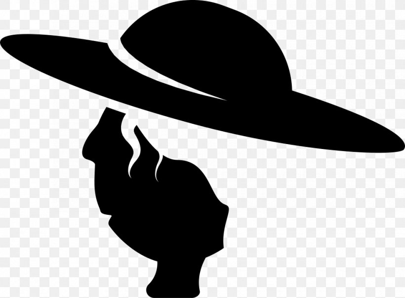 Portrait Symbol Clip Art, PNG, 980x720px, Portrait, Black And White, Cowboy Hat, Fedora, Hat Download Free