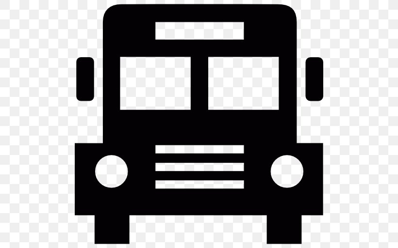 Public Transport Bus Service Public Transport Bus Service Car, PNG, 512x512px, Bus, Black, Black And White, Brand, Bus Stop Download Free