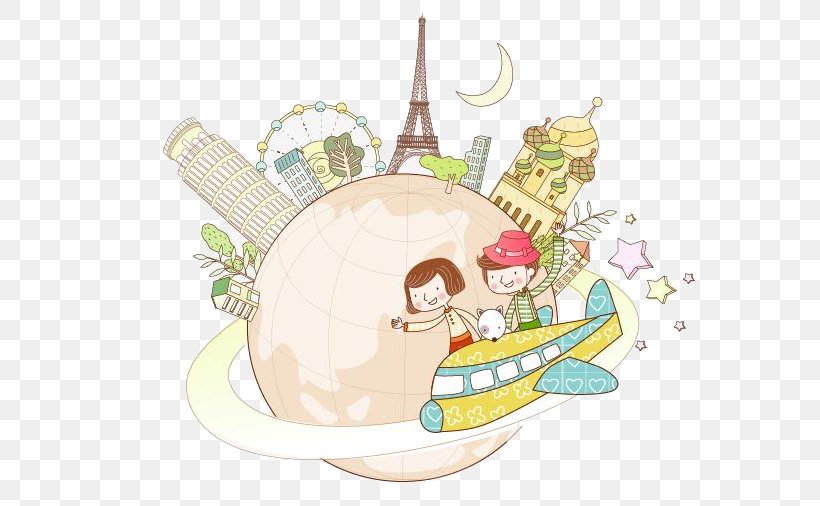Travel Euclidean Vector, PNG, 615x506px, Travel, Area, Art, Cartoon, Fictional Character Download Free