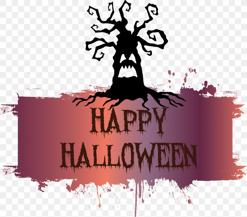 Happy Halloween, PNG, 3000x2642px, 3d Computer Graphics, Happy Halloween, Cartoon, Computer Graphics, Cute Cartoon Animal Download Free